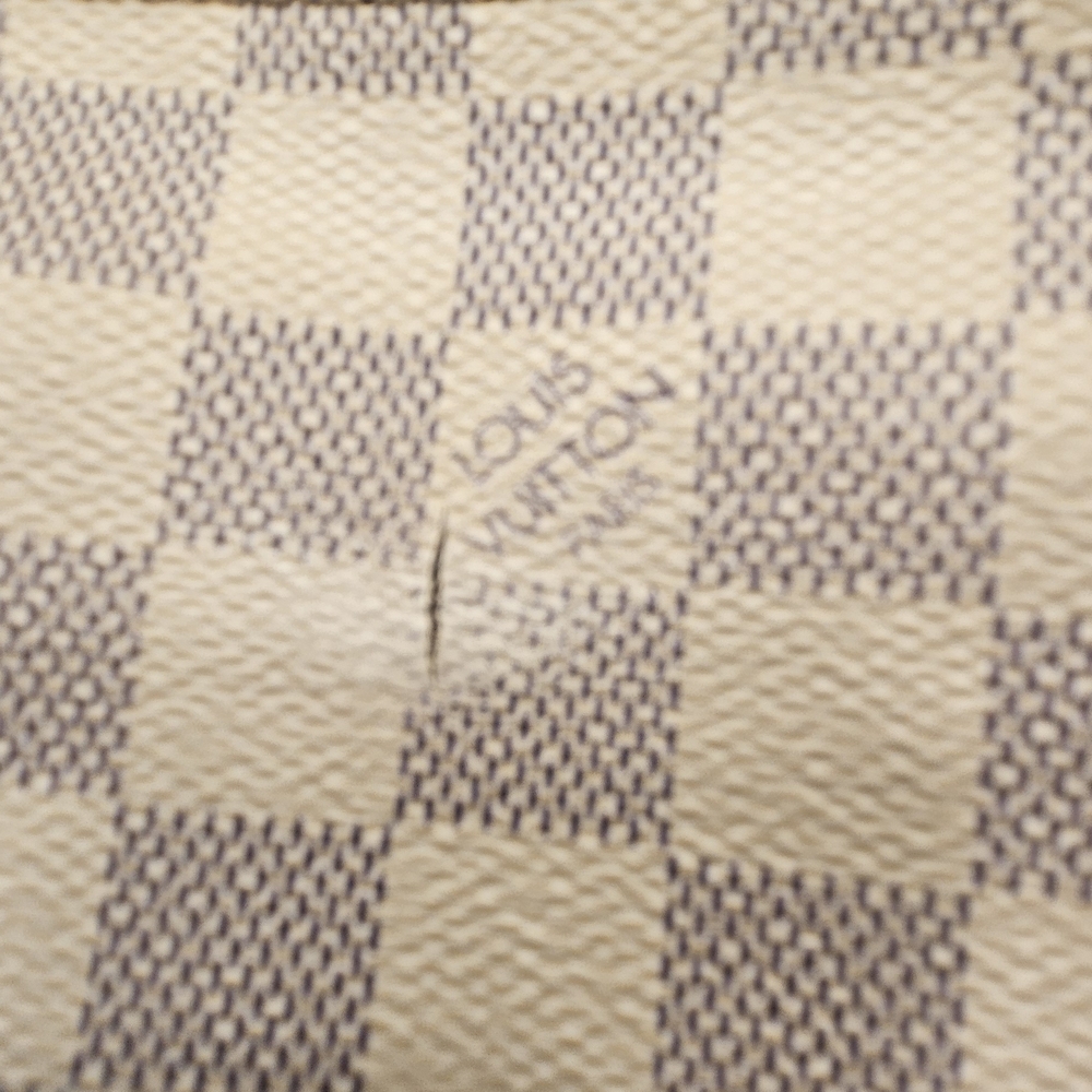 Louis Vuitton Damier Azur Canvas Totally-authentic With Leather Straps - Picture 6 of 13